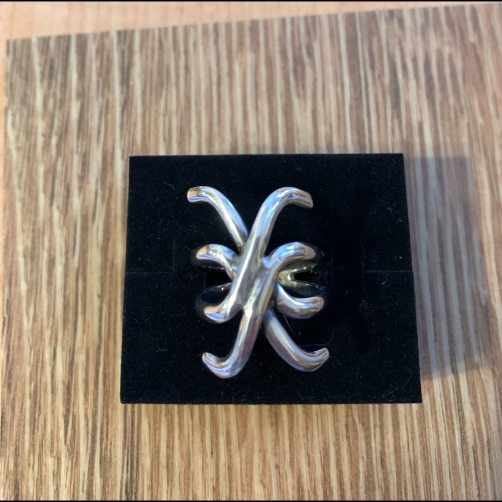 Sterling Silver Adjustable Ring - image 1